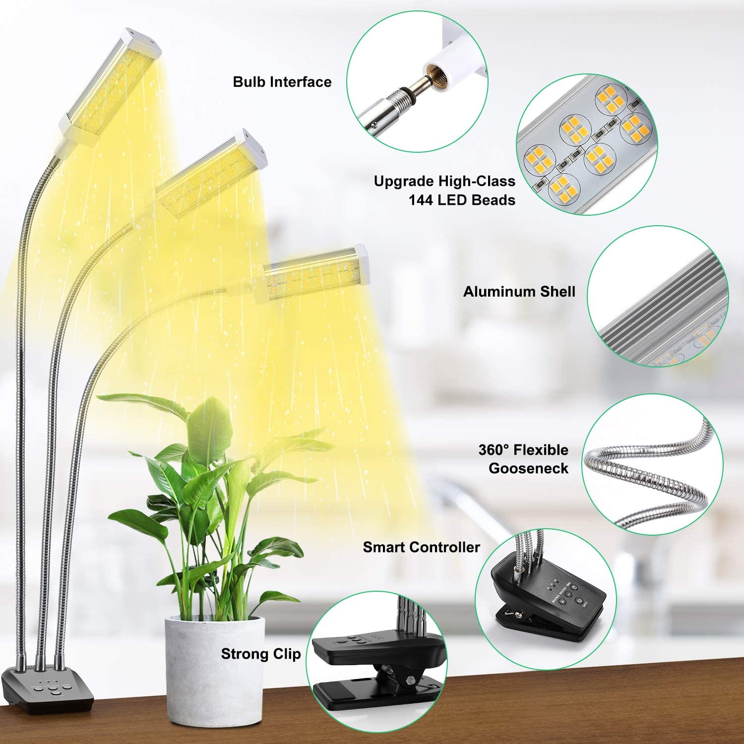 Grow Lights - LED Growing Light Full Spectrum | ThatAquaponicsGuy