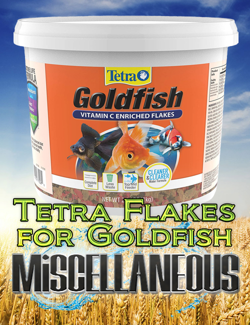 Tetra Goldfish Flakes, Nutritionally Balanced Diet For Aquarium Fish,  Vitamin C Enriched Flakes, 2.2 lbs