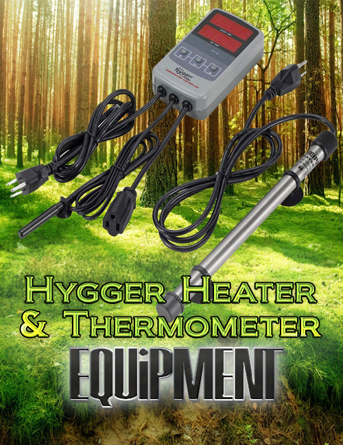 Thermometer - Hygger Titanium Aquarium Heater & Temp Monitor