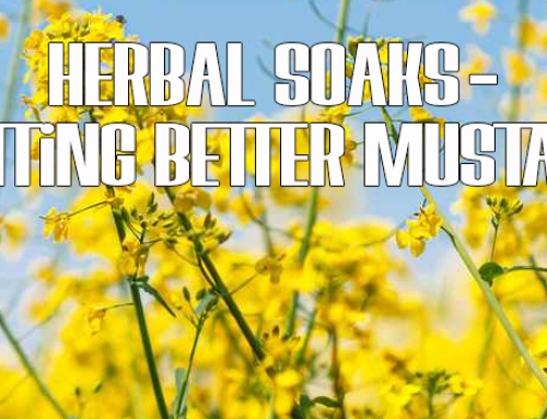 Herbal Soak Getting Better Mustard